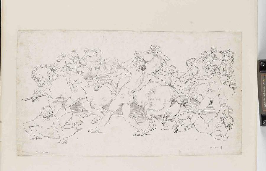 Course de chevaux libres, Alexandre Marie Colin, 1er quart 19e siècle
