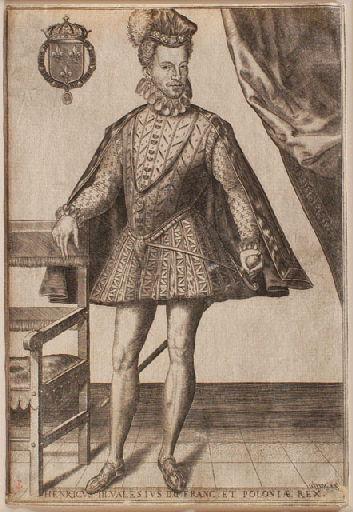 HENRICUS III. VALESIUS D.G. FRANC. ET POLONIAE. REX, Hans Liefrinck, 1574 après