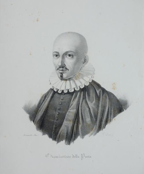 Portraits d'illustres napolitains : Giambattista della Porta, Gaetano Dura, 1820-1829