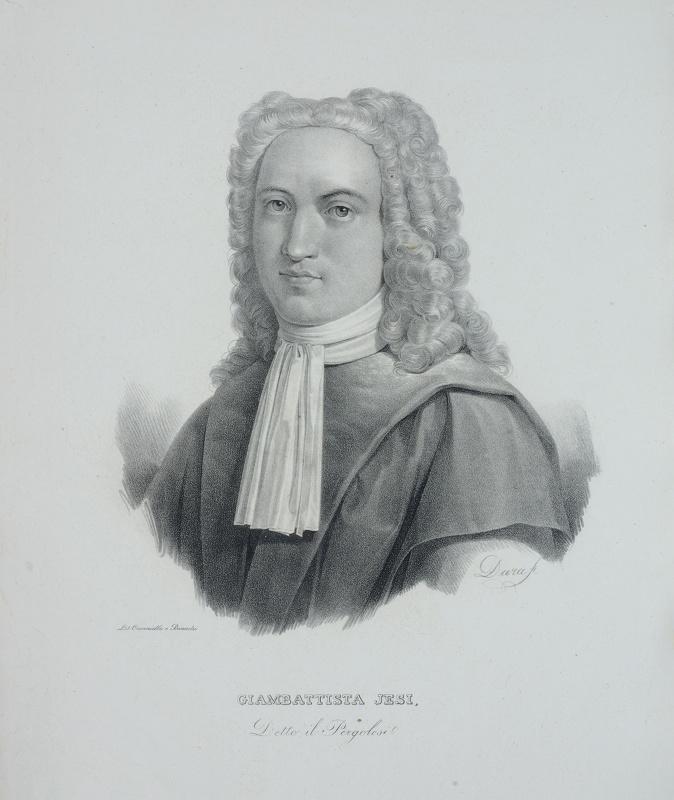 Portraits d'illustres napolitains : GIAMBATTISTA JESI / detto il Pergolesi, Gaetano Dura, 1820-1829