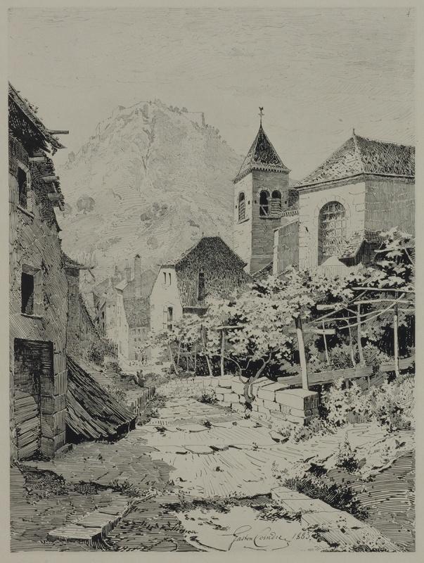 SALINS / aux vieux quartiers : 4 - Le petit Saint-Michel, Gaston Coindre, 1883