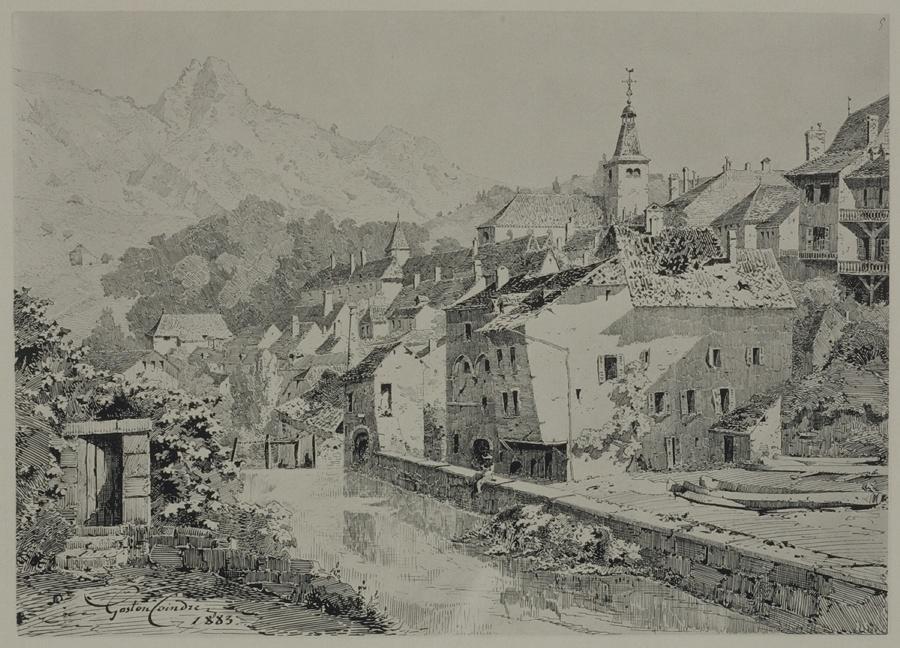 SALINS / aux vieux quartiers : 5 - Poupet & la basseville, Gaston Coindre, 1883