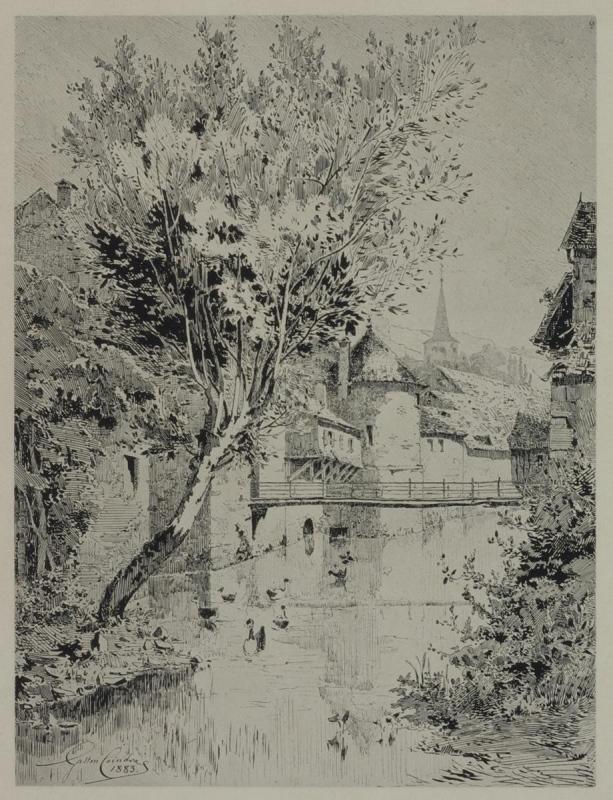 SALINS / aux vieux quartiers : 6 - La Tour de Flore, Gaston Coindre, 1883