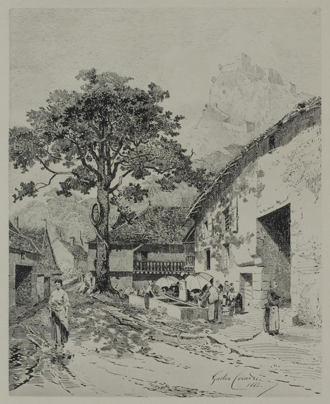 SALINS / aux vieux quartiers : 10 - Le chêne de Bracon, Gaston Coindre, 1883
