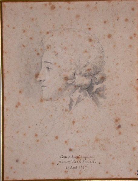 Louis-Philippe d'Orléans, futur roi Louis-Philippe, Carle Vernet, 1787