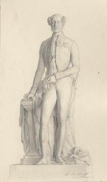 Portraits au crayon d'après les tableaux du musée de Versailles ; Ferdinand-Philippe duc d'Orléans, Léopold Massard, 19e siècle