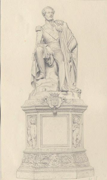Portraits au crayon d'après les tableaux du musée de Versailles ; Ferdinand-Philippe duc d'Orléans, Frédéric Millet, 19e siècle