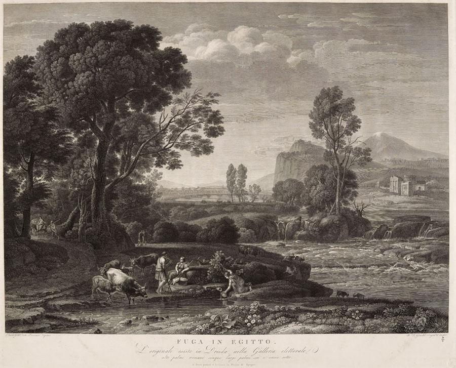 FUGA IN EGITTO, Friedrich Wilhelm Gmelin, 1780-1820