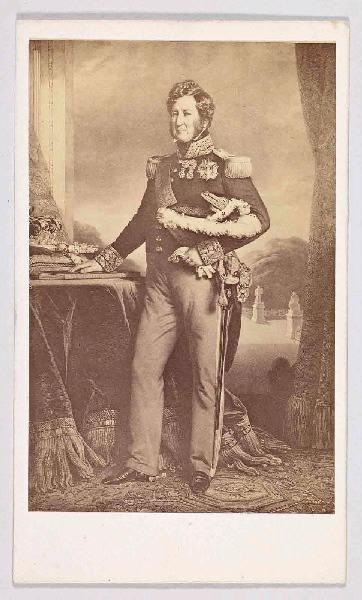 Le roi Louis-Philippe (1773-1850), reproduction du tableau de Winterhalter, Franz Xavier Winterhalter, 19e siècle