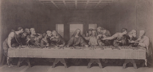 Léonard de Vinci, La Cène, Milan, couvent Sainte-Marie des Grâces, Léonard de Vinci