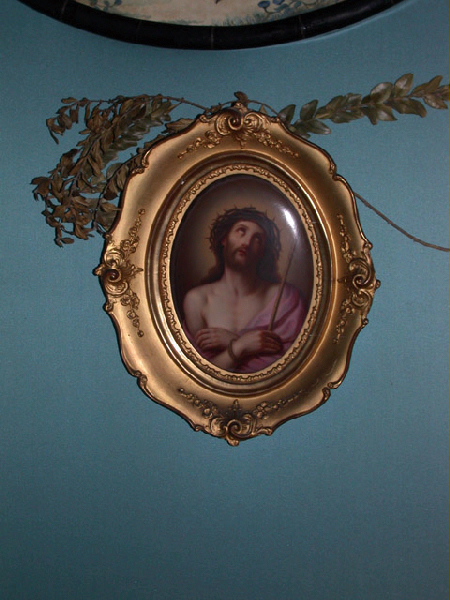 Tableau en céramique représentant Le Christ_0