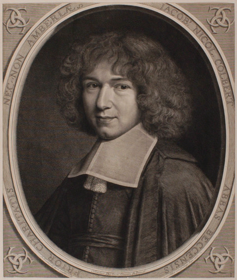 Colbert (Jacques Nicolas) archevêque de Rouen (Paris, 1655 ; Paris, 1707) dans un ovale tronqué_0