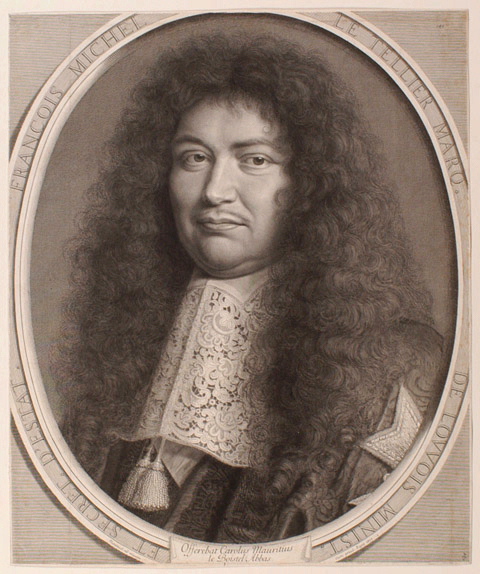 Louvois (François Michel Le Tellier, marquis de) (Paris, 1641 ; Versailles, 1691) dans un ovale_0