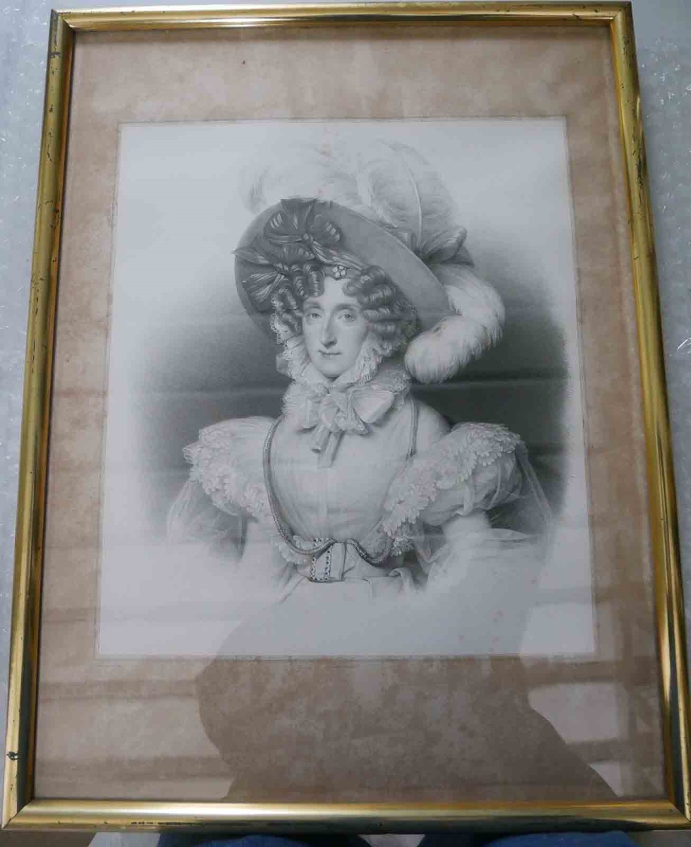 Portrait de la reine Marie-Amélie, Léon Noel, 19e siècle