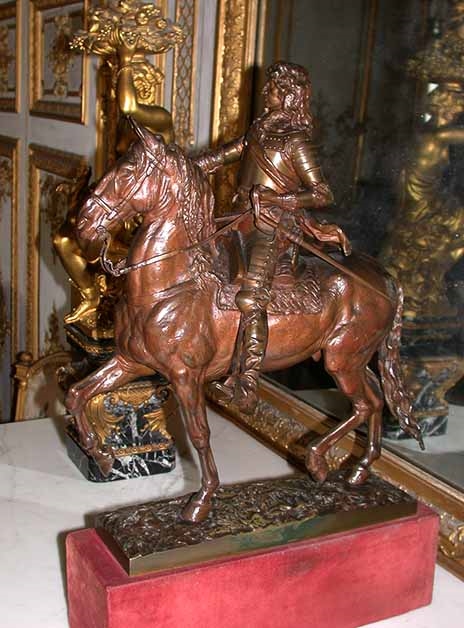 Statuette équestre de Louis II de Bourbon prince de Condé (1621-1686), Emmanuel Fremiet, 19e siècle