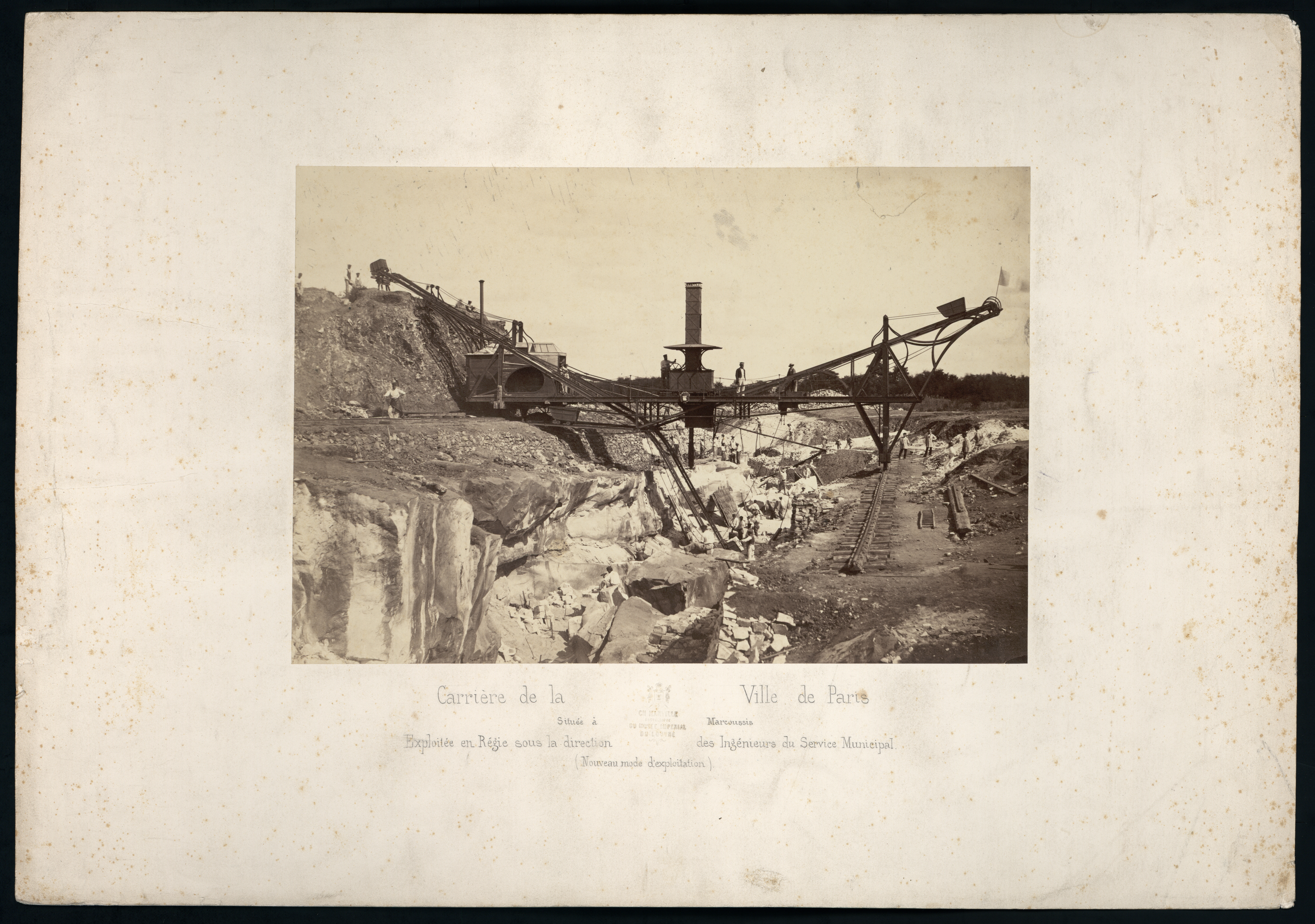 Carrière de la ville de Paris à Marcoussis, Charles Marville