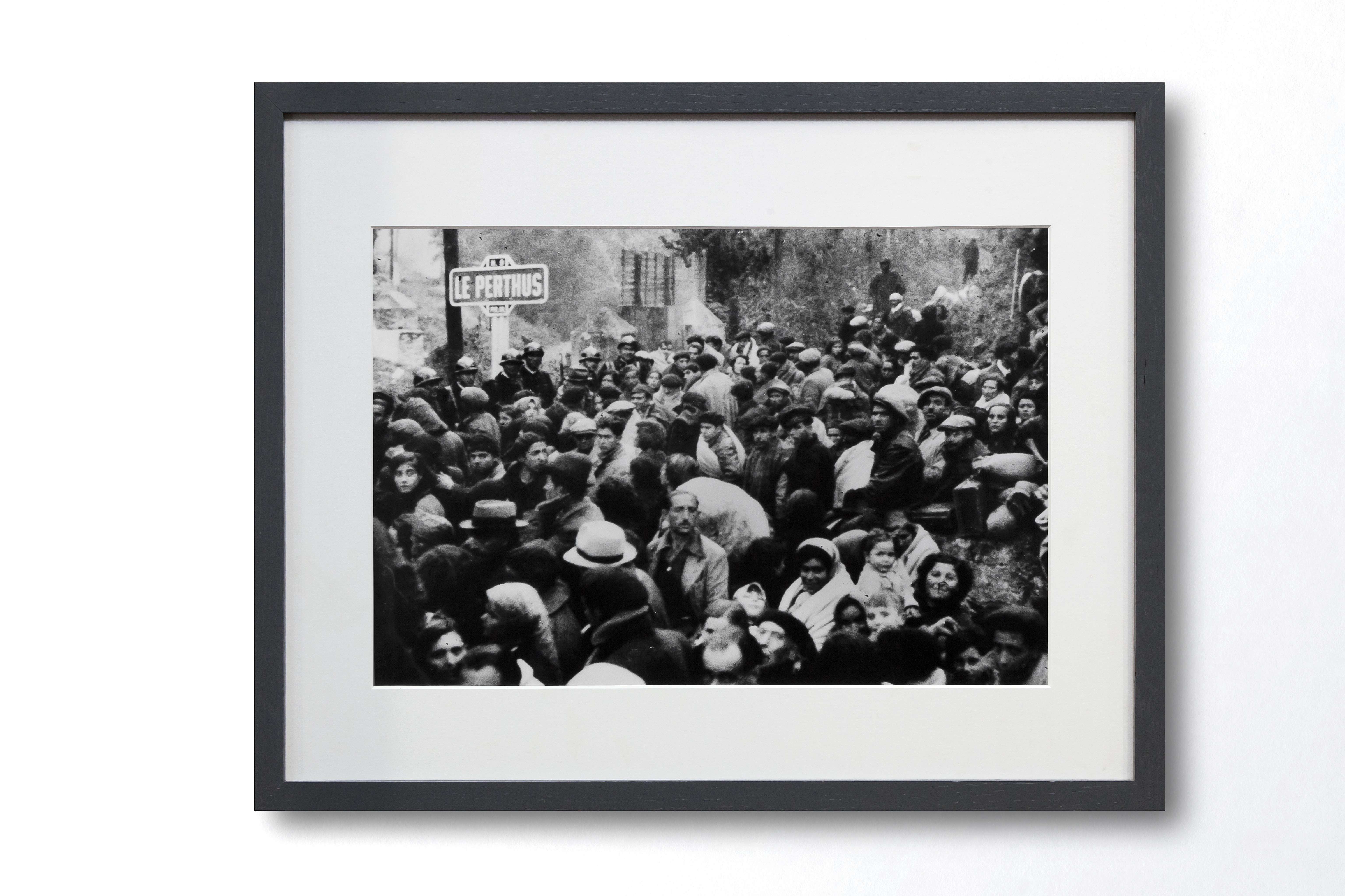 Le Perthus, à la frontière franco-espagnole. Un million de civils sur la route de l?exil, février 1939_0