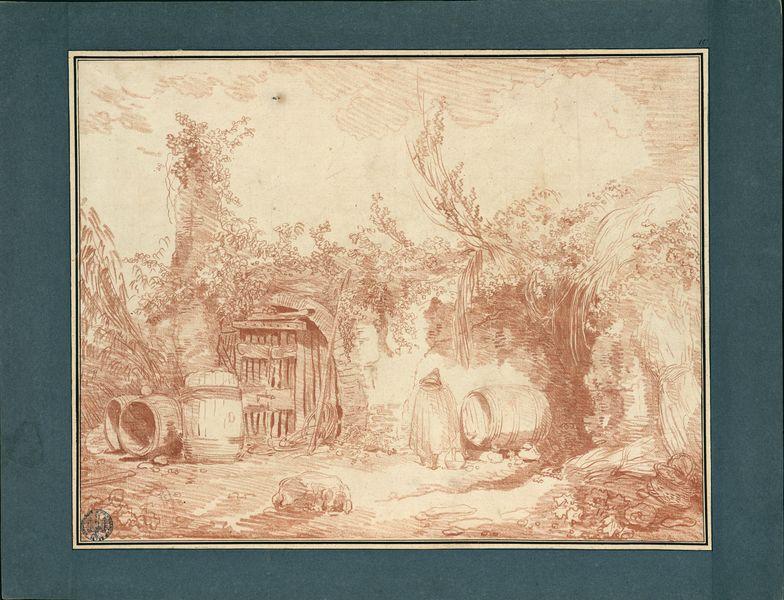 Vue d'un cellier souterrain_0