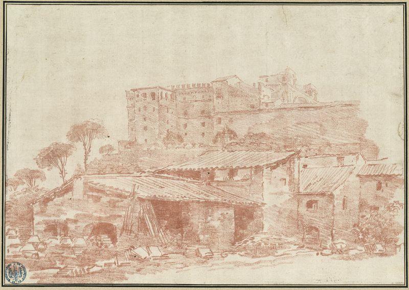 Vue du belvédère du Vatican à Rome_0