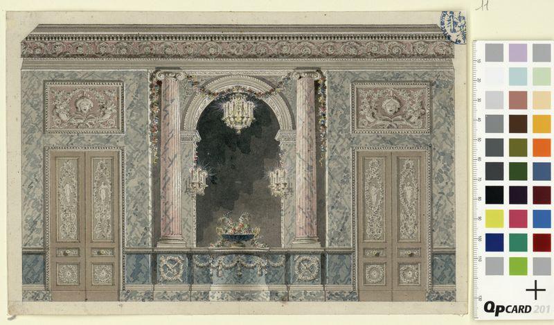 Décoration d'une salle à manger pour les bals de la Reine à Versailles_0