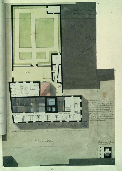 Projet de bains pour les eaux de Bourbonne et Plan des bains de Bourbonne_2