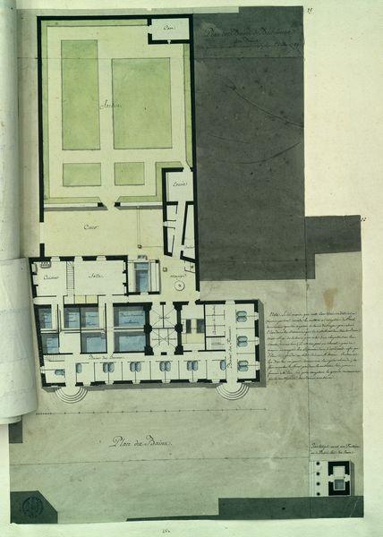 Projet de bains pour les eaux de Bourbonne et Plan des bains de Bourbonne_3
