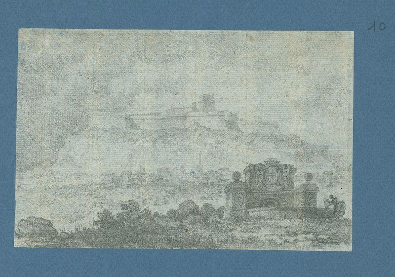 Vue du fort de Radicofani prise de la porte (?)_0
