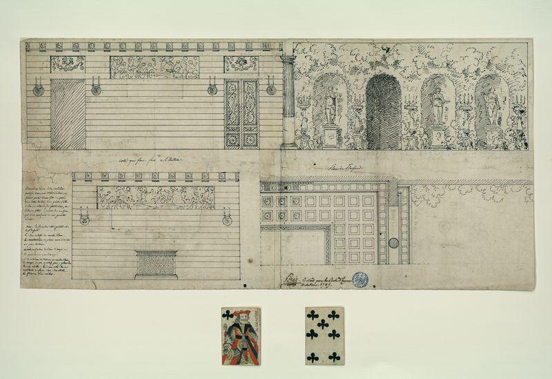 Décoration d'une salle de billard pour les bals d'hiver de la reine Marie-Antoinette_0