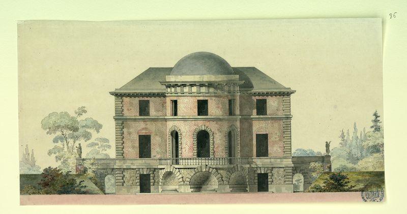 Château de Neuilly-sur-Eure, bâti pour Grenier d' Ernemont. Elévation_0