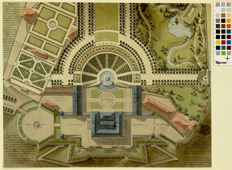 Plan général du palais du prince-évêque de Bâle à Porrentruy_0