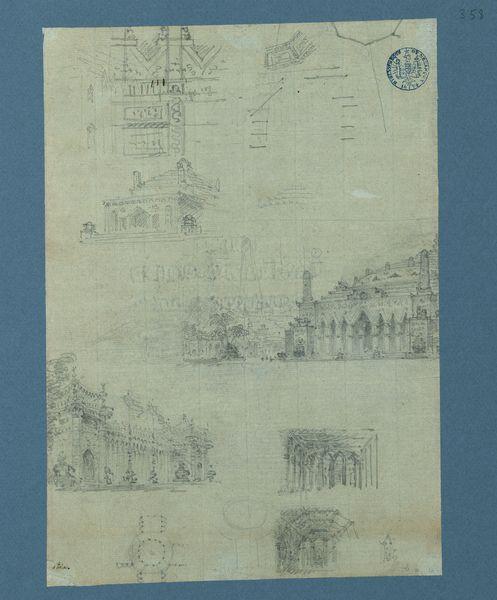 Croquis divers d'un édifice oriental_0