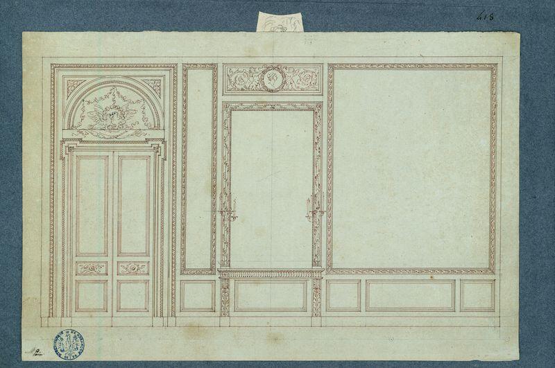 Boiseries d'une pièce (salon ou salle à manger)_0
