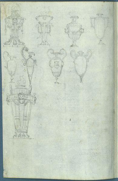 Croquis d'amphores et de vases antiques_0