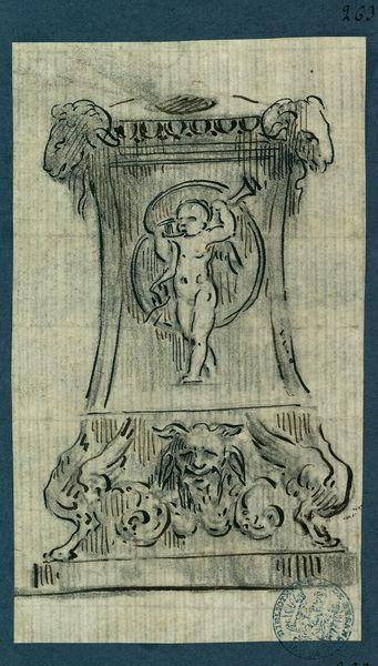 Piédestal ou autel, de style antique_0