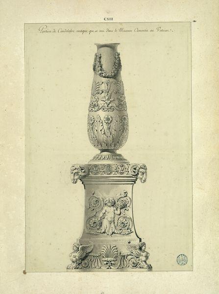 Portion de candélabre antique qui se voit dans le Muséum Clémentin au Vatican_0