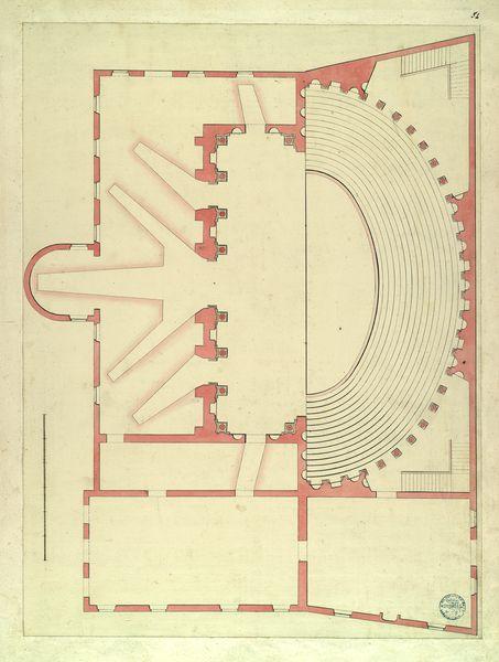 Plan du théâtre olympique de Vicence_0