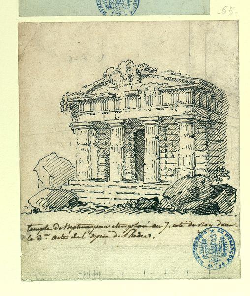 Temple de Neptune pour l'opéra de Phèdre_0