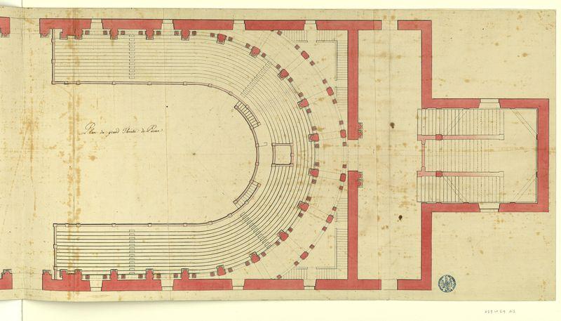 Plan du grand théâtre de Parme_1