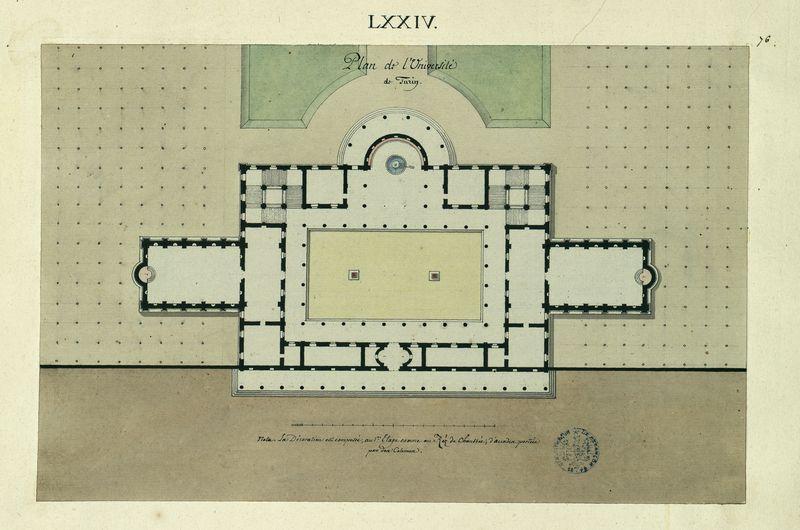 Plan de l'université de Turin_0