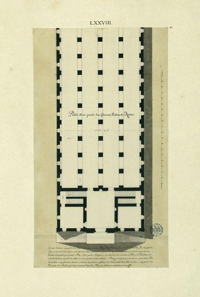 Plan d'une partie des greniers publics de Rome_0