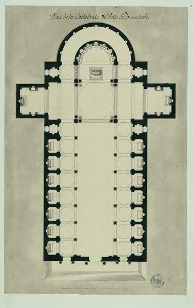 Plan de la cathédrale de Prato, de Bruneleschi_0