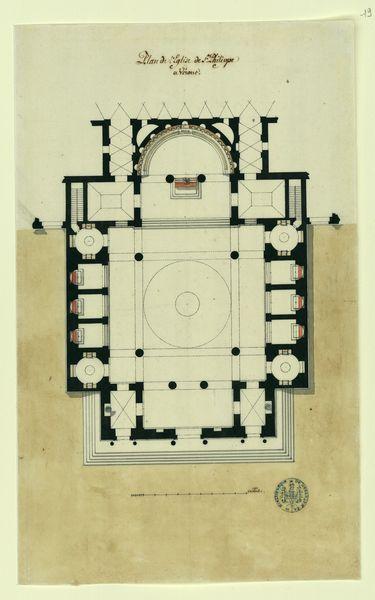 Plan de l'église de Saint-Philippe à Vérone_0