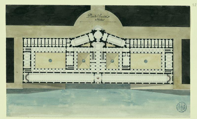 Plan de l'hôpital de Messine_0