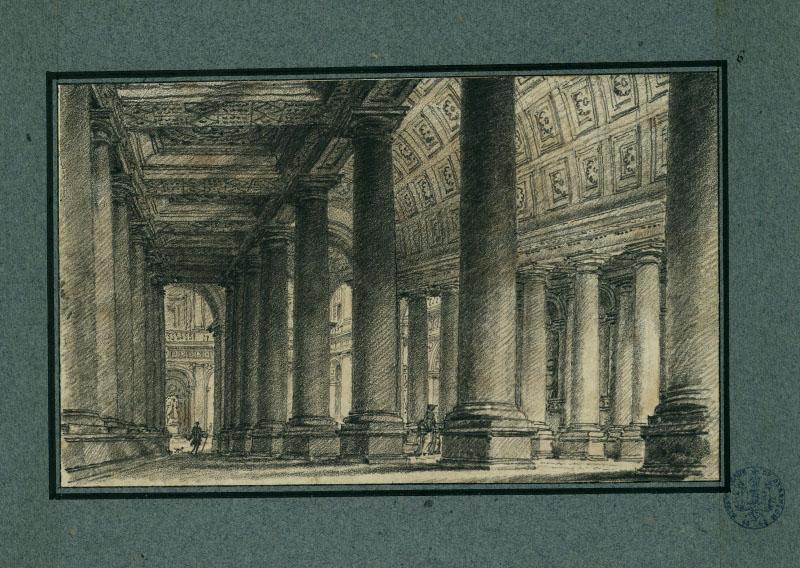 Vues de l'intérieur du palais Farnèse_1