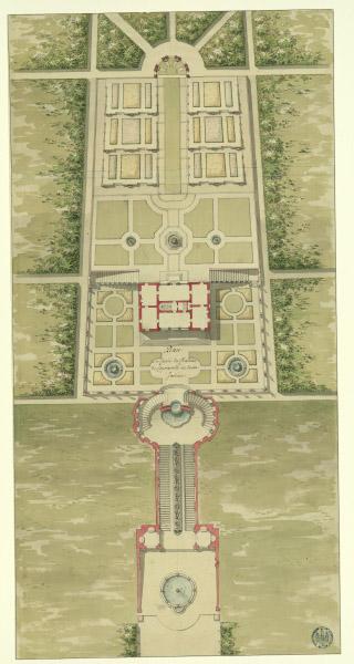 Plan du casino du château de Caprarolla et de ses jardins_0