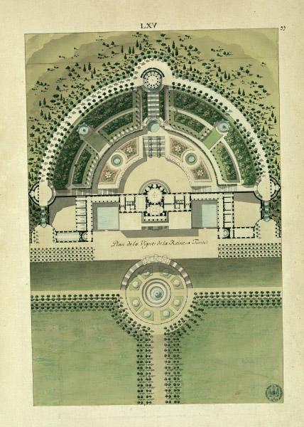 Plan de la vigne de la Reine à Turin_0