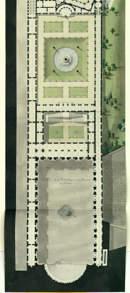 Plan de la bibliothèque et du muséum du Vatican_1