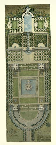 Plan de la villa Lante près de Viterbe_1