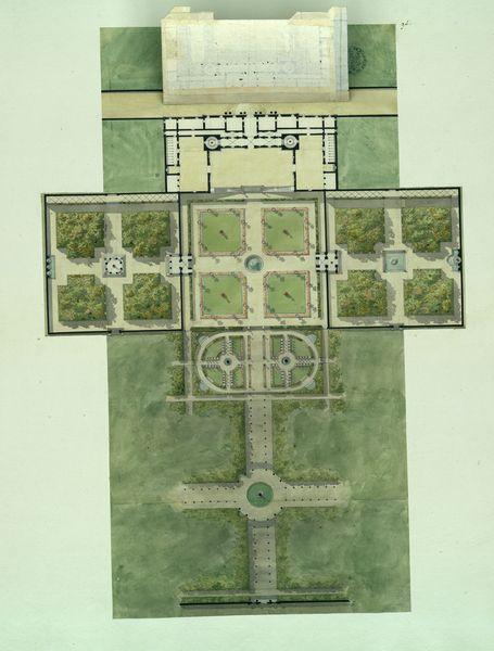 Plan de la villa Riario à Portici_0