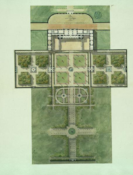 Plan de la villa Riario à Portici_1